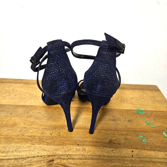 Michael Kors Antonia Sandal Glitter Lurex Size 7.5 - Picture 8 of 16